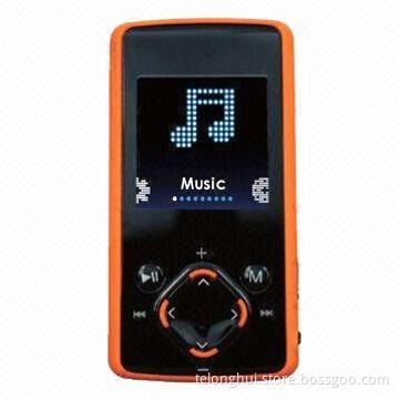 1.5-inch MP4 player with up to 8GB maximum capacity, supports E-reader, FM radio and video playback